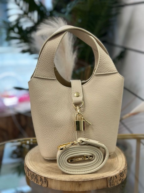 BOLSO VALERIA PIEL BEIS