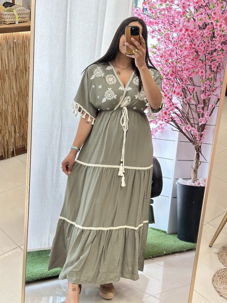 VESTIDO VERDE