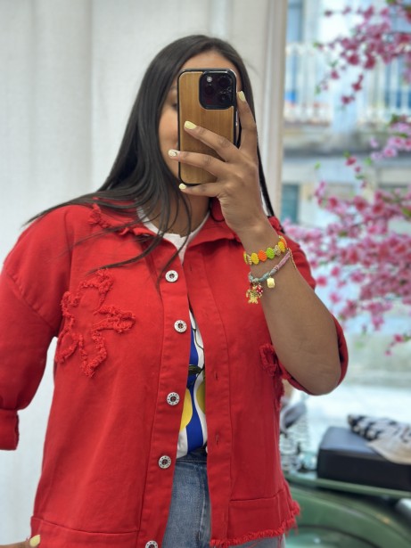 CHAQUETA CONCHI ROJA