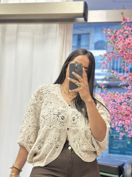 CHAQUETA CROCHET