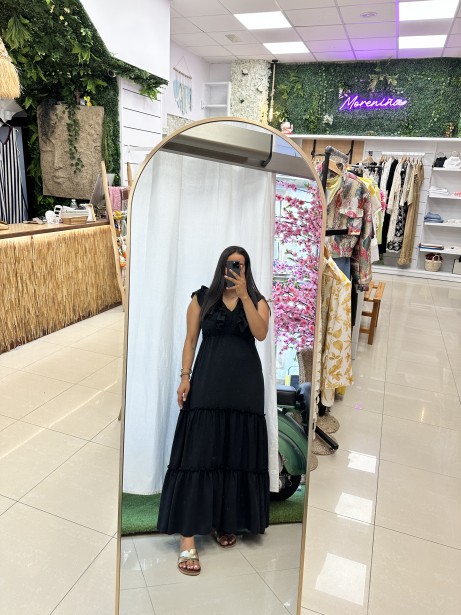 VESTIDO FARINA NEGRO