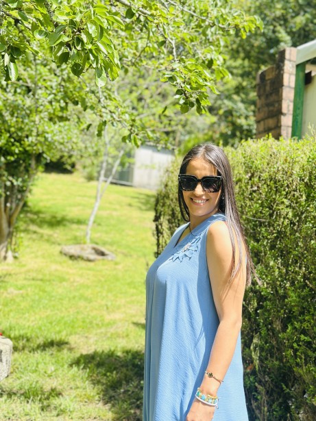 VESTIDO CLOE  AZUL