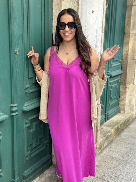 VESTIDO LENCERO BUGANVILLA