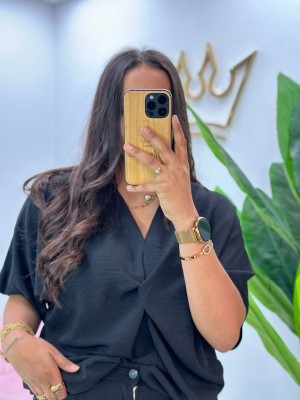 BLUSA AMAPOLA NEGRA
