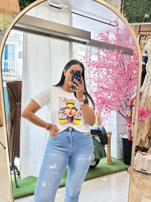 CAMISETA FRIDA COLOR