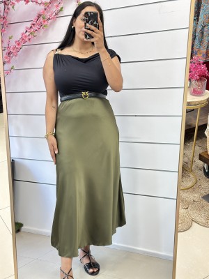 FALDA RASO VERDE
