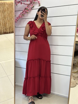 VESTIDO FARINA ROJO