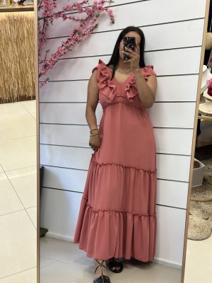 VESTIDO FARINA SALMON