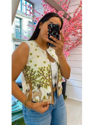 CHALECO BAMBI VERDE