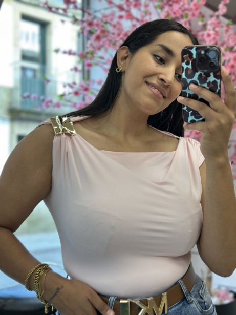 CAMISETA  GLORIA ROSA