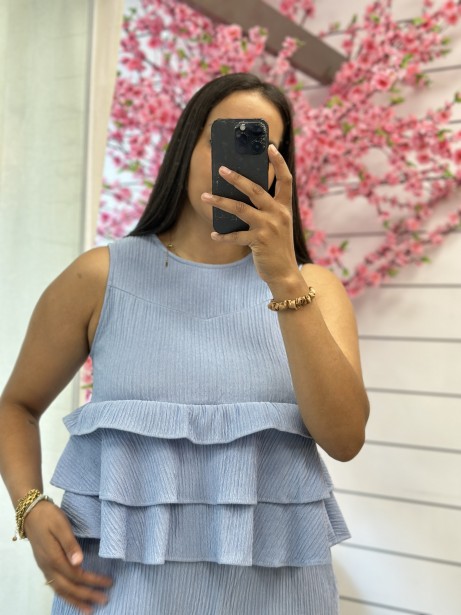 TOP SANDRA AZUL
