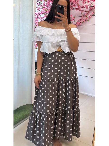 FALDA  SEVILLA MARRÓN