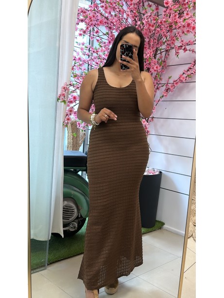 VESTIDO ALMA CHOCOLATE