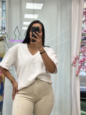 CAMISETA BÁSICA GRUESA BLANCA