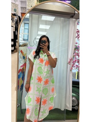 VESTIDO FLÚOR VERDE