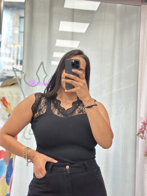 TOP LORENA NEGRO