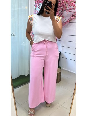 PANTALÓN CHANDAL ROSA