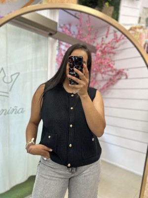 CHALECO NEGRO KIM