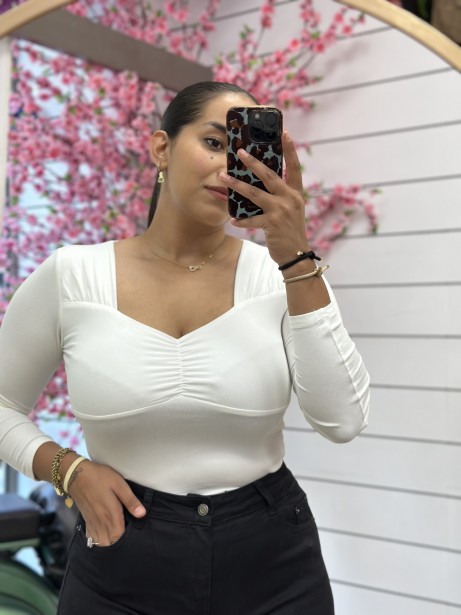 CAMISETA NERE BLANCA