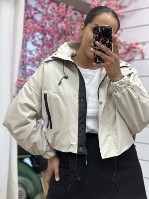 BOMBER TRUENO BLANCA ACOLCHADA