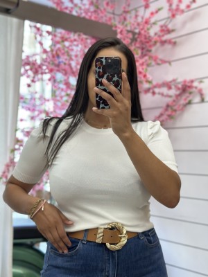 CAMISETA CANELÉ BLANCA