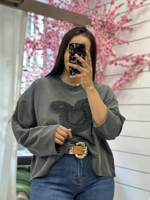 SUDADERA MIKY NEGRA