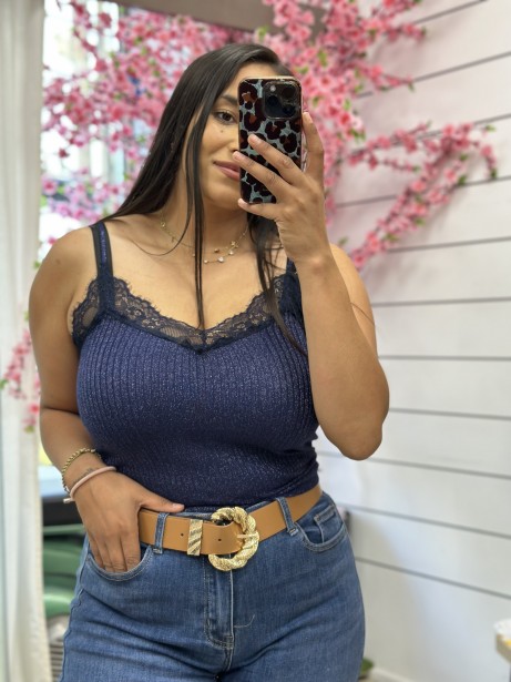 TOP ANDREA AZUL