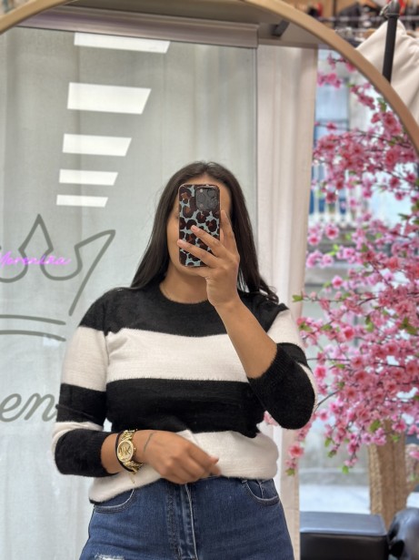 JERSEY KARINA NEGRO Y BLANCO