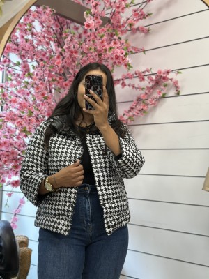 CHAQUETA CUADROS  REVERSIBLE