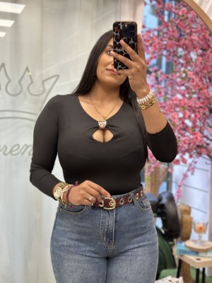 TOP CLAUDIA NEGRO