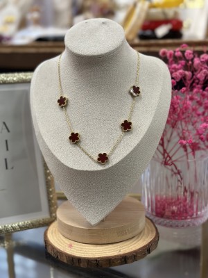 COLLAR LUX BURDEOS