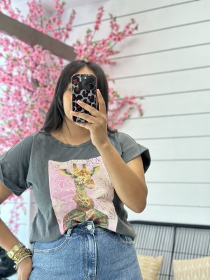 CAMISETA JIRAFA