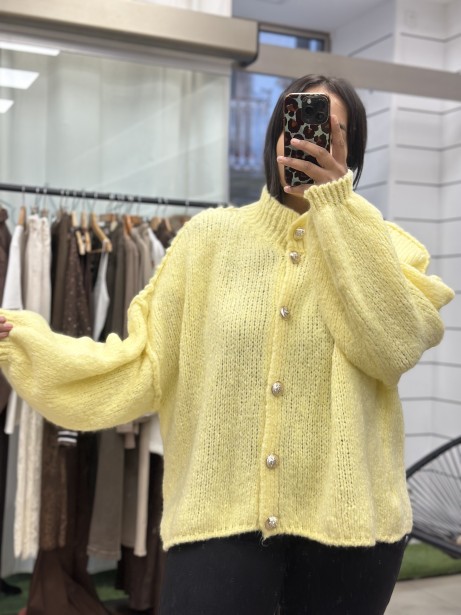 MAXI CHAQUETA AMARILLO