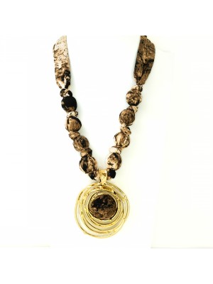 COLLAR SOL LEOPARDO