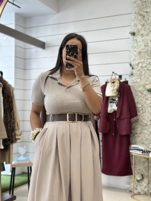 VESTIDO BEIS LEIRE