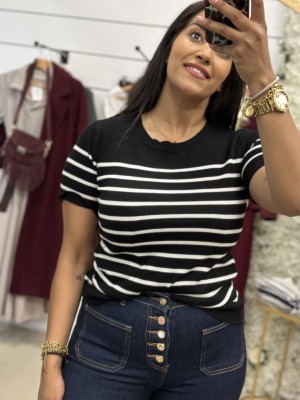 CAMISETA CANALÉ NEGRA