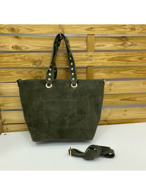 BOLSO PIEL ALMA VERDE