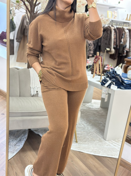 CONJUNTO PUNTO ELASA MARRÓN