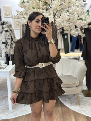VESTIDO LARA CHOCO