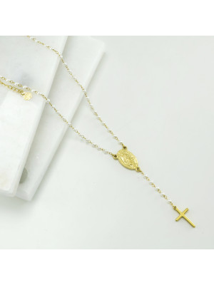 COLLAR ROSARIO PERLA