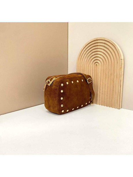 BOLSO CLAU PIEL MARRON