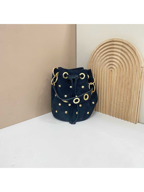 BOLSO ESTEFI PIEL NEGRO