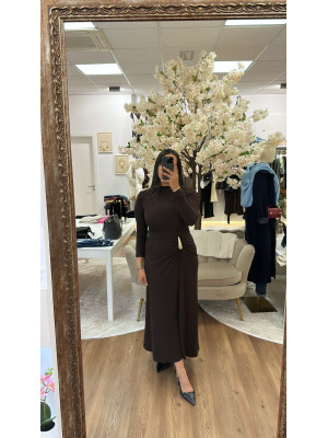 VESTIDO ALEXIA CHOCO