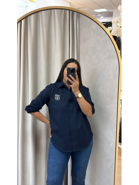 CAMISA LOVE AZUL MARINO