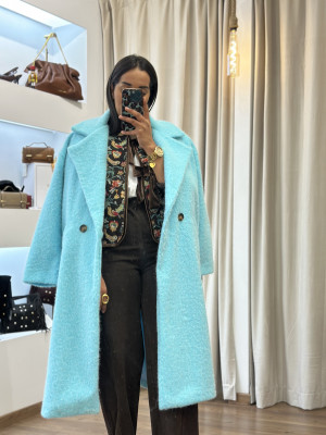ABRIGO CLAUDIA TURQUESA