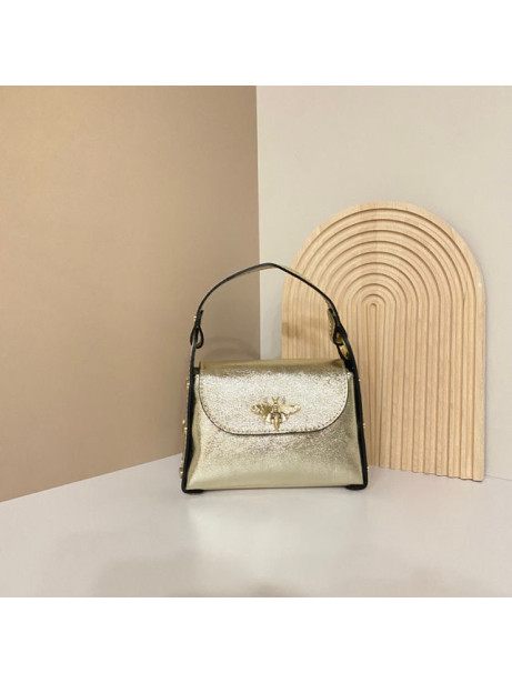 BOLSO YULI PIEL ORO
