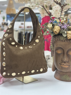 BOLSO ANTE CHAPA CHOCO