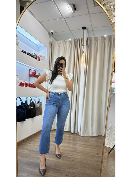 PANTALON FLARED VAQUERO