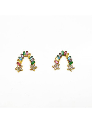 Pendientes arcoíris