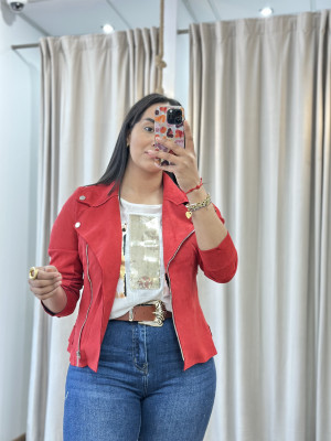 CHAQUETA CORDOBA ROJA